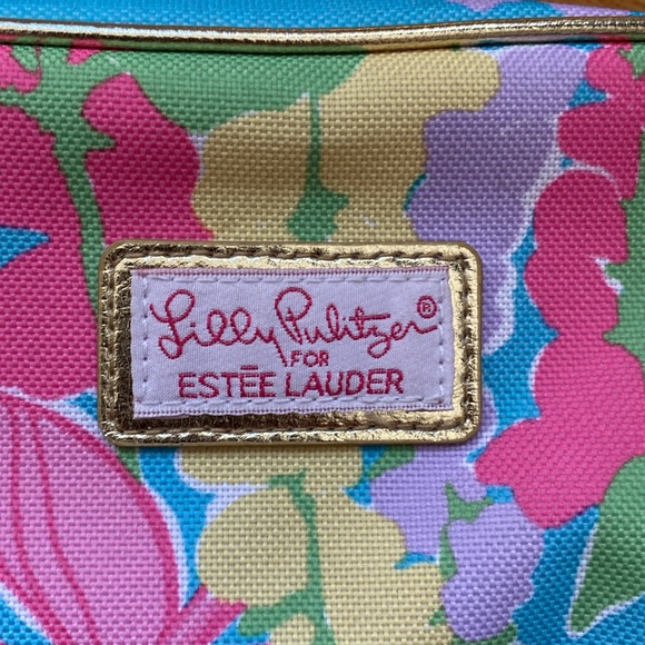 Lilly Pulitzer for Estee Lauder new without tags dragonfly make up case pouch - Picture 7 of 11